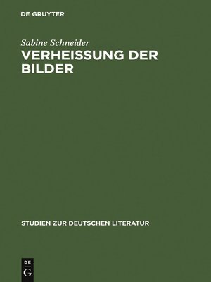 cover image of Verheißung der Bilder